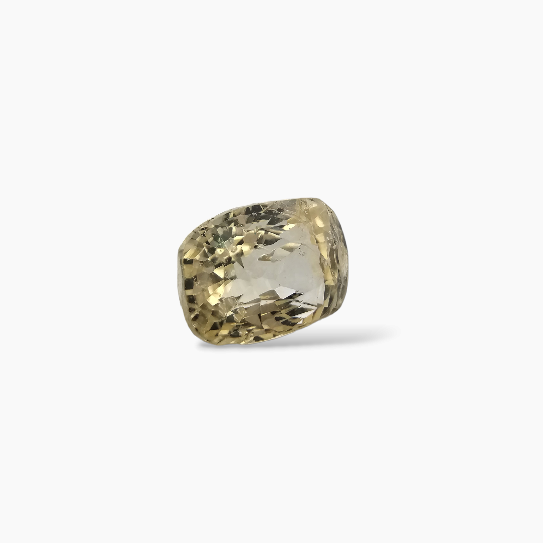 Natural Yellow Sapphire Stone 2.4 Carats 8× 6 mm