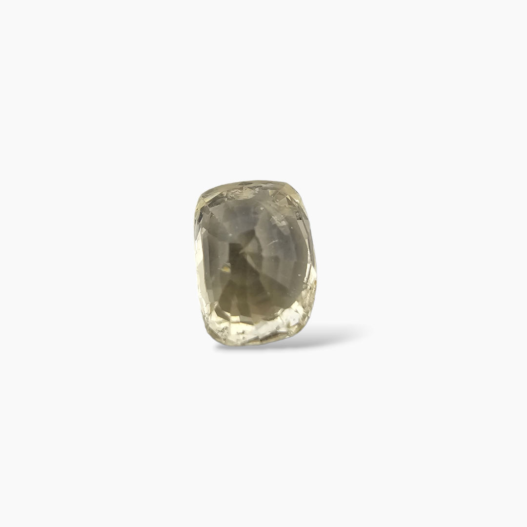 Natural Yellow Sapphire Stone 2.4 Carats 8× 6 mm