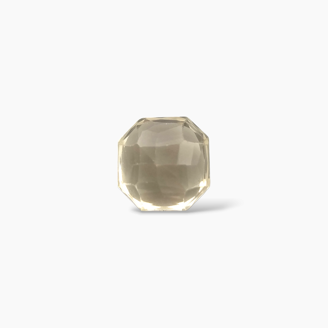 Natural Yellow Sapphire Stone  1.40 Carats 6 mm Asscher Cut