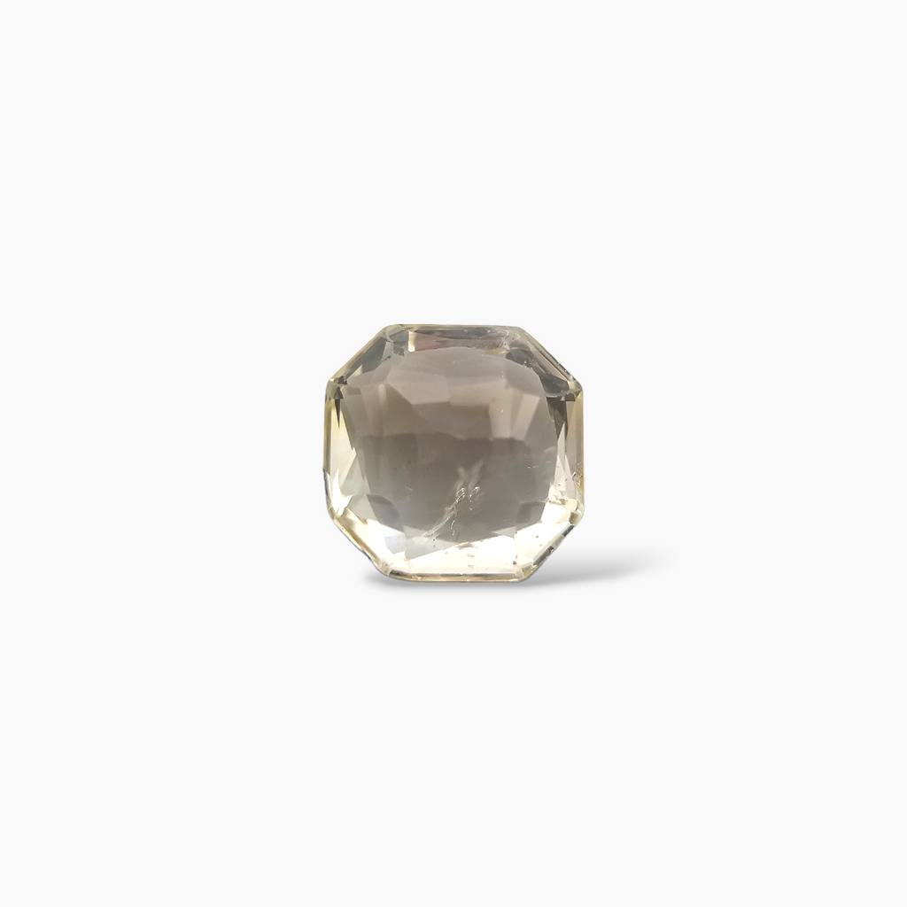 Natural Yellow Sapphire Stone  1.52 Carats 6.5 mm Asscher Cut