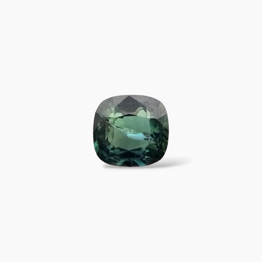 Natural Green Sapphire Stone Cushion 1.36 Carats