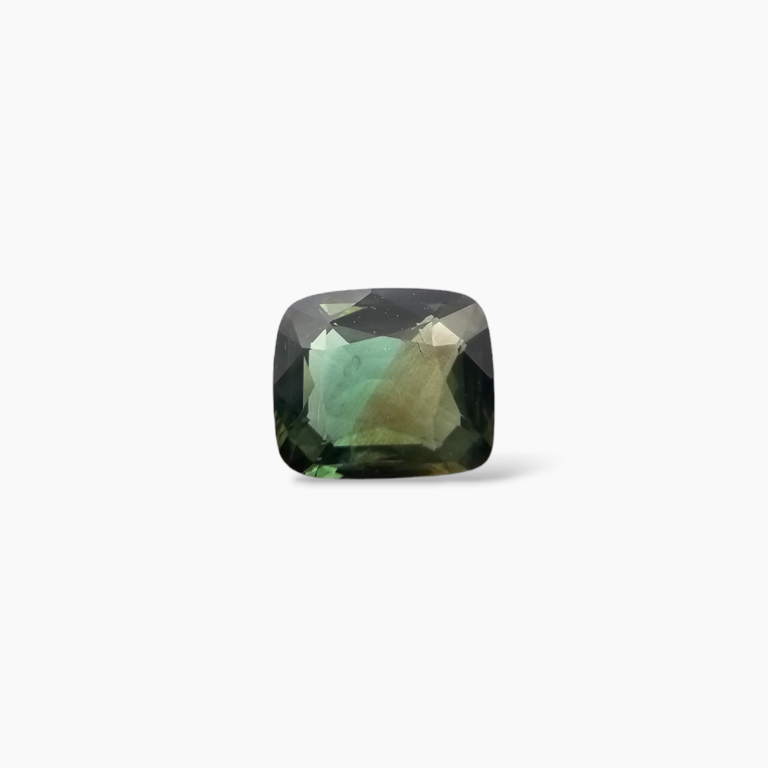 Natural Green Sapphire Stone Cushion 1.14 Carats