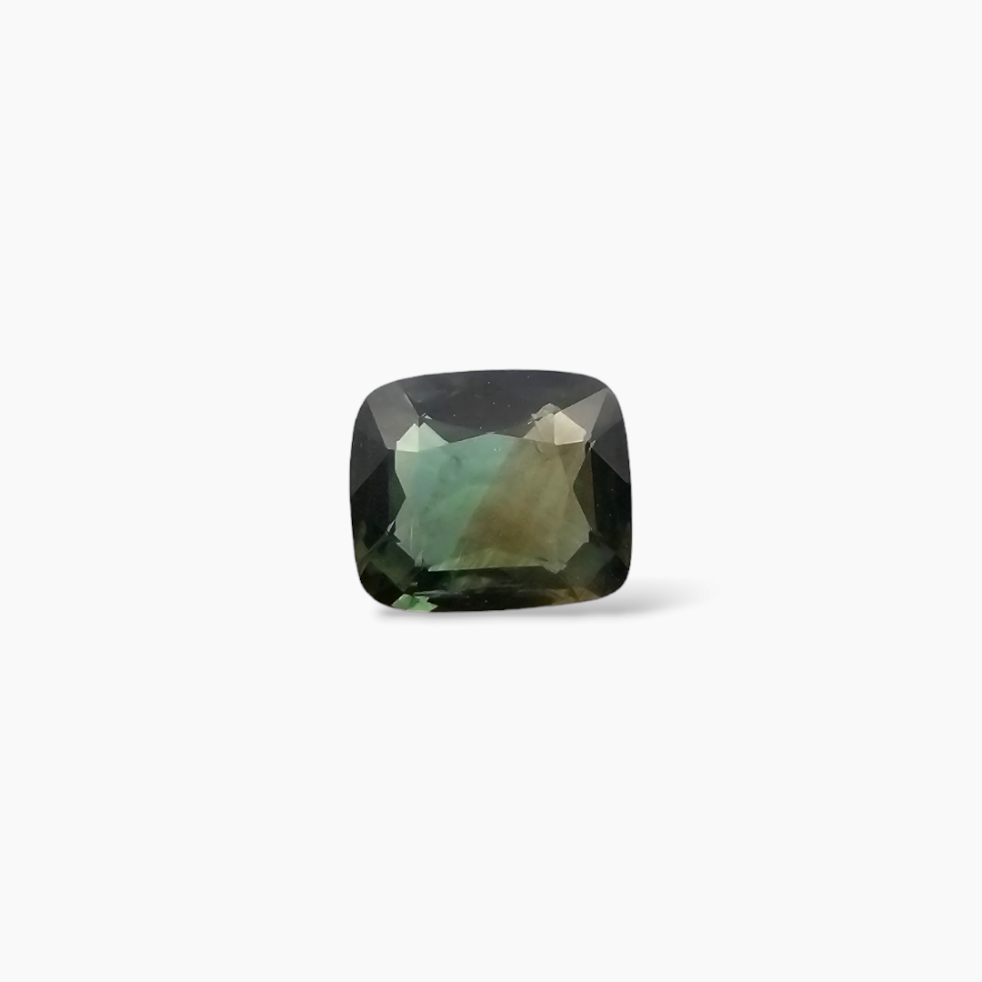 Natural Green Sapphire Stone Cushion 1.14 Carats