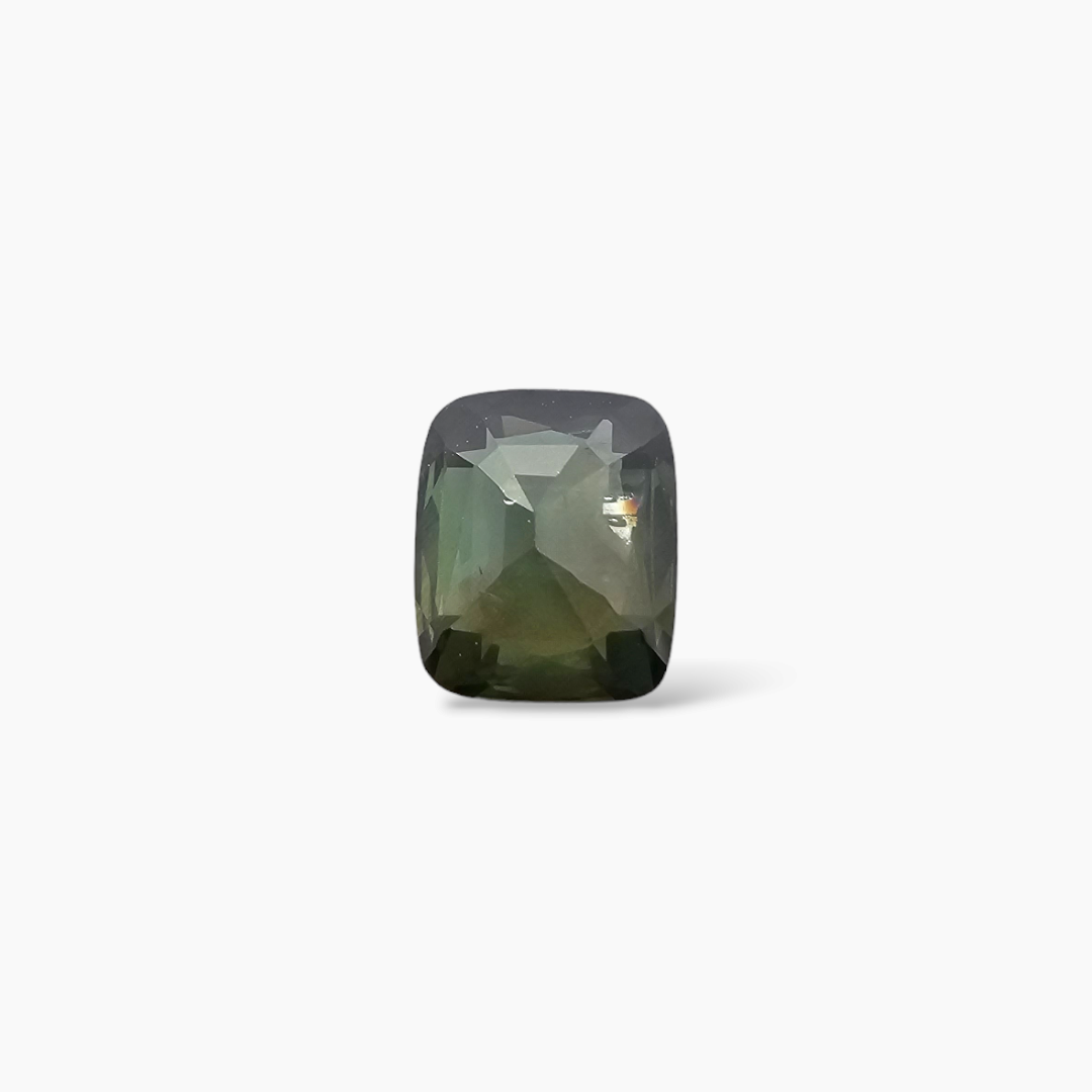 Natural Green Sapphire Stone Cushion 1.14 Carats