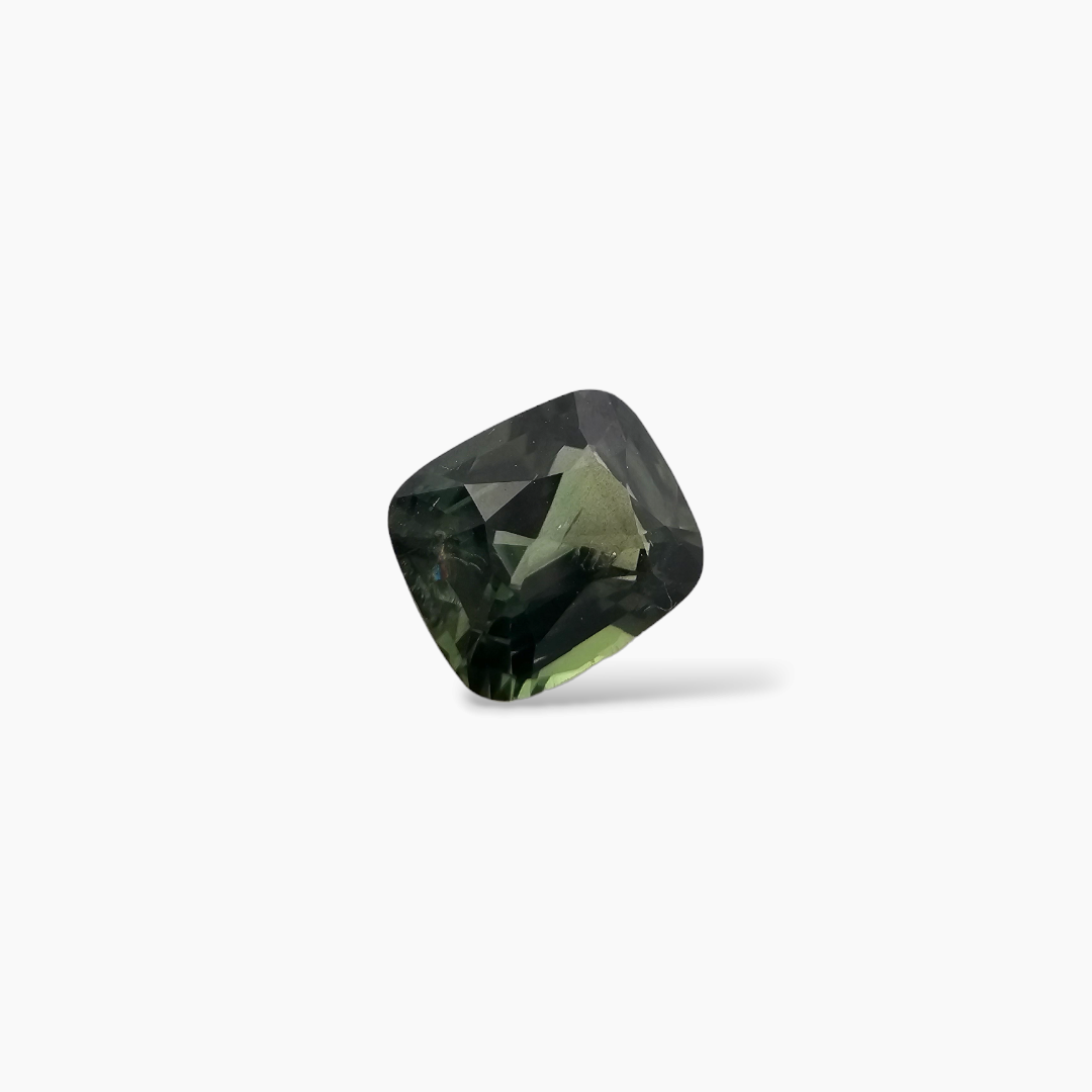 Natural Green Sapphire Stone Cushion 1.14 Carats