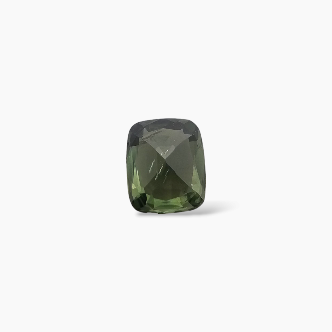 Natural Green Sapphire Stone Cushion 1.14 Carats
