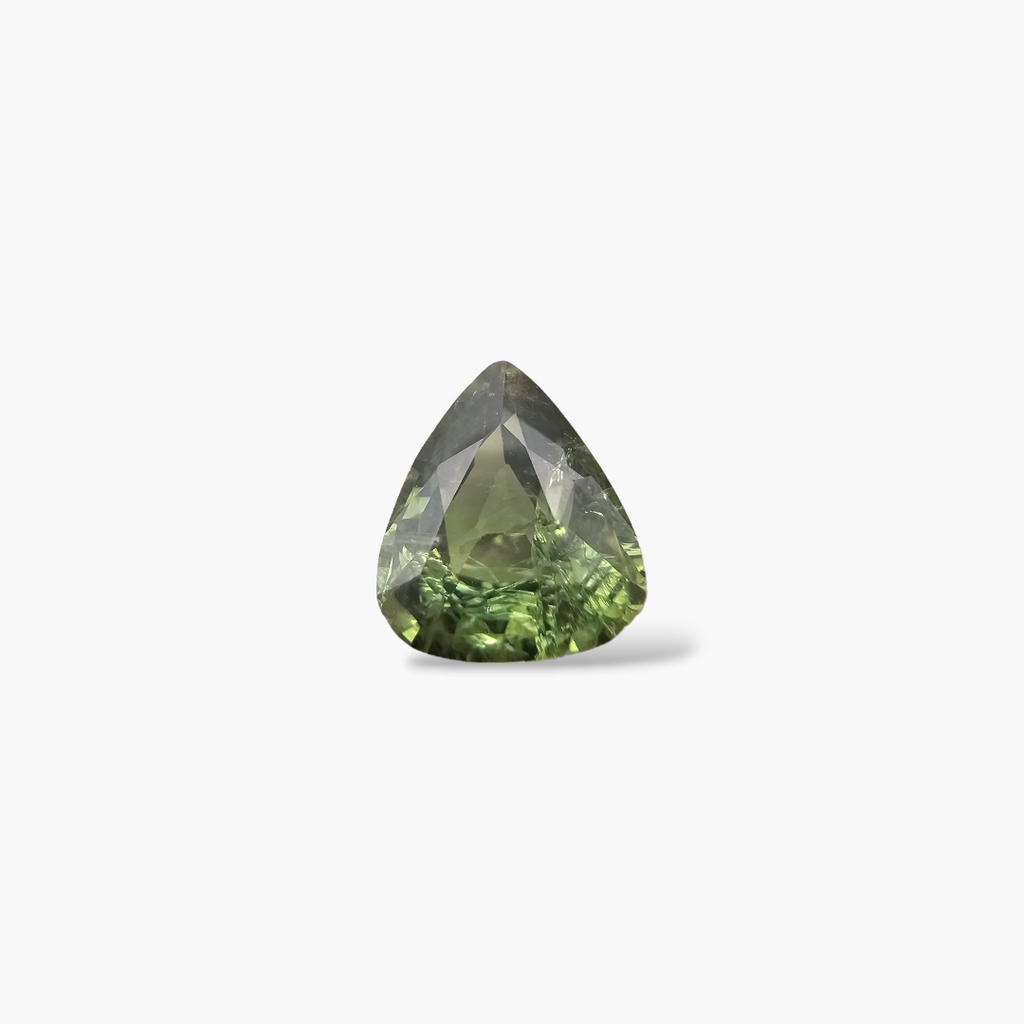 Natural Green Sapphire Stone Pear 1.25 Carats