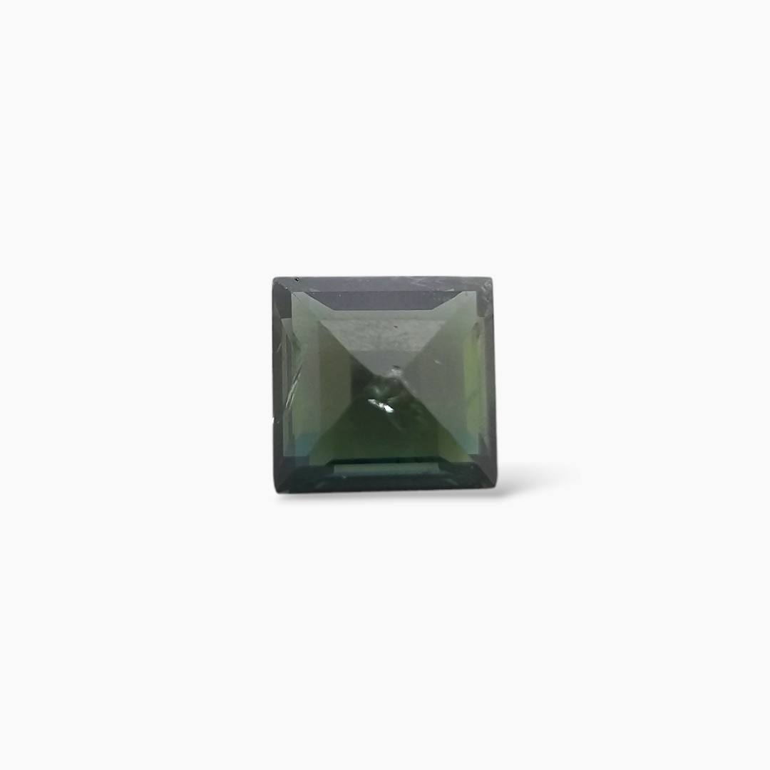 Natural Green Sapphire Stone Pear 0.88 Princess Cut 5.3 mm