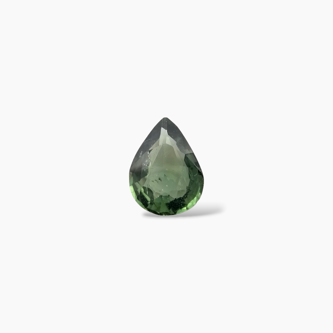 Natural Green Sapphire Stone Pear 0.98 Pear Cut 8.2x6.2 mm