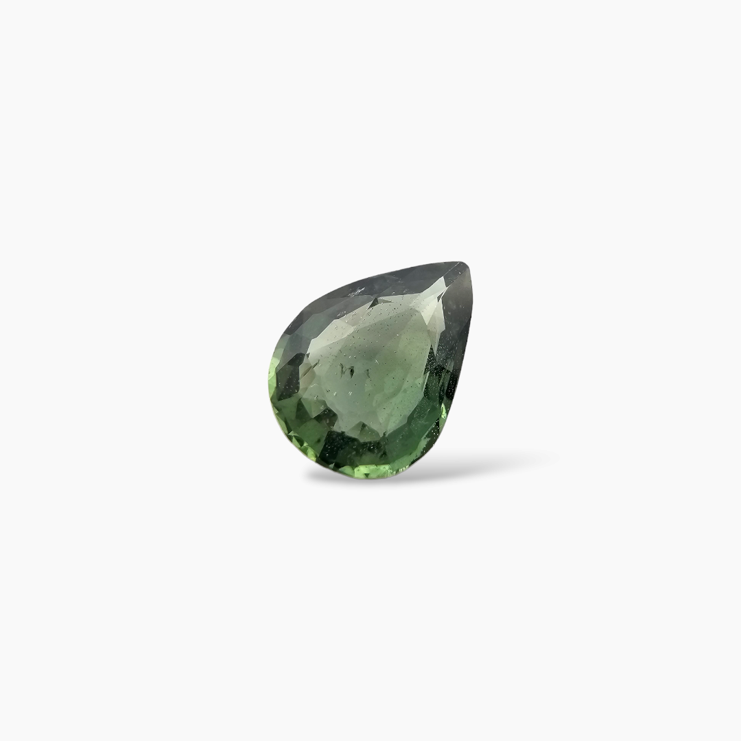Natural Green Sapphire Stone Pear 0.98 Pear Cut 8.2x6.2 mm
