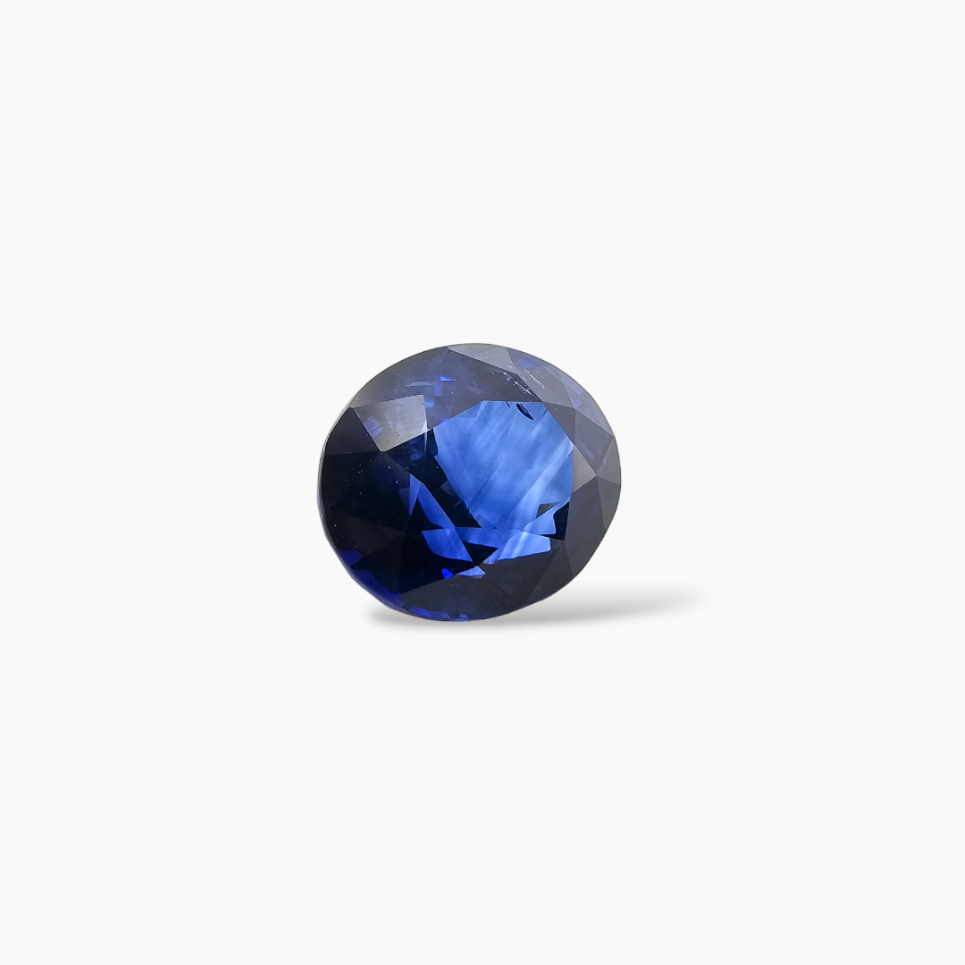 Natural Blue Sapphire Stone 5.08 Carats Oval Cut