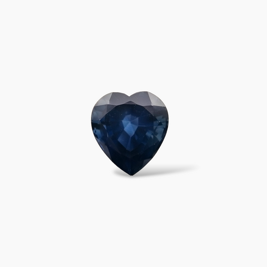 Natural Blue Sapphire Stone 4.29 Carats Heart Shape