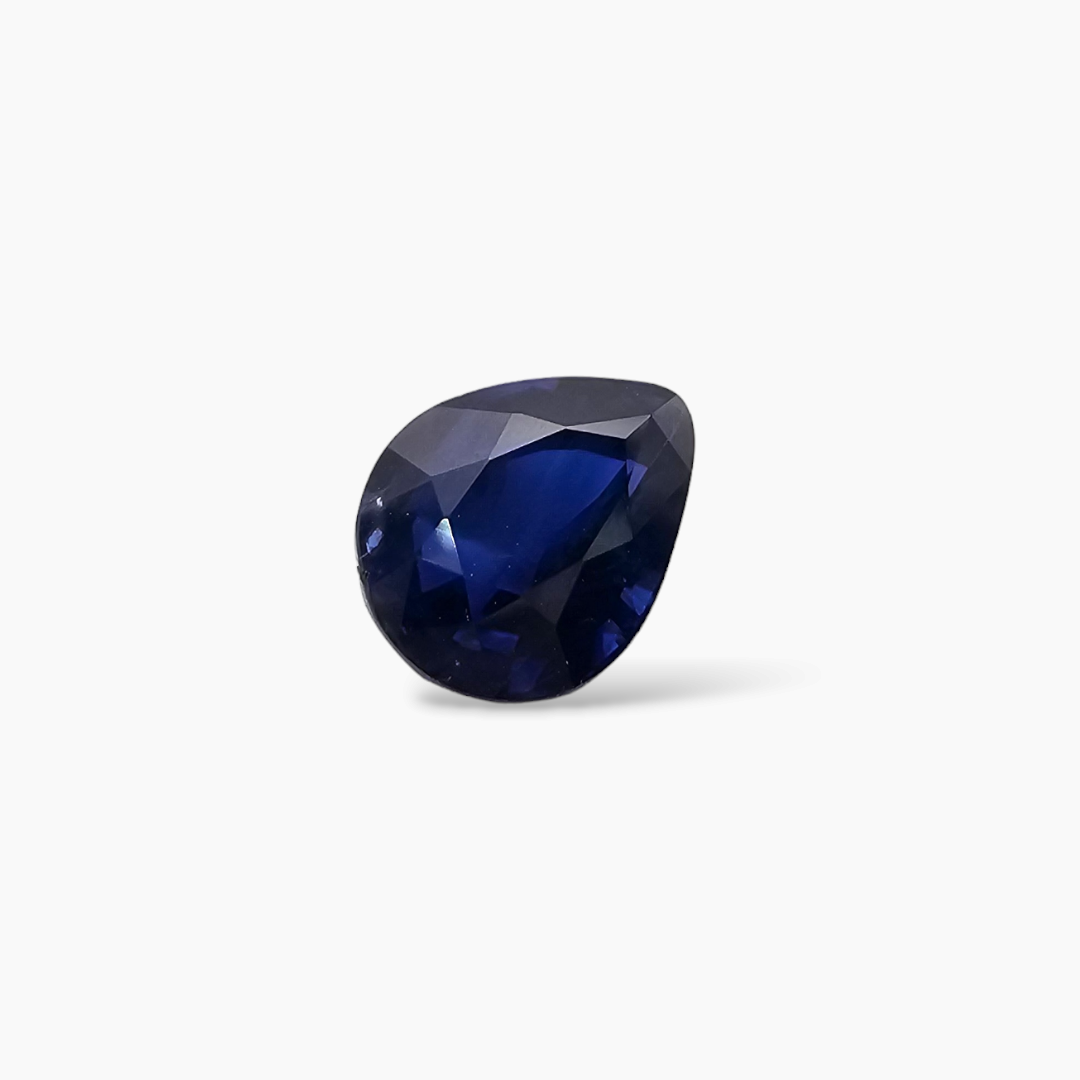 Natural Blue Sapphire Stone 1.79 Carats Pear Shape