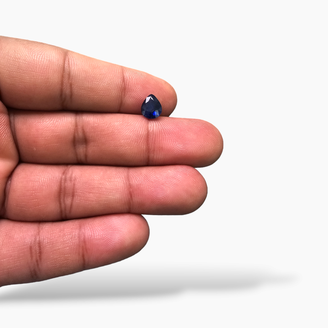 Natural Blue Sapphire Stone 1.79 Carats Pear Shape