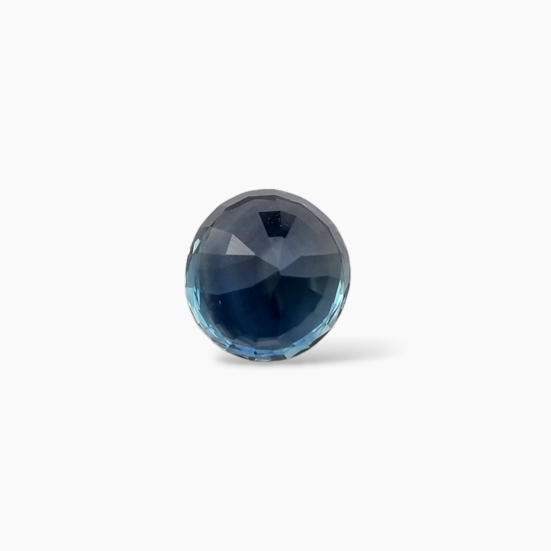 Natural Teal Sapphire Stone 5.06 Carats Round Shape