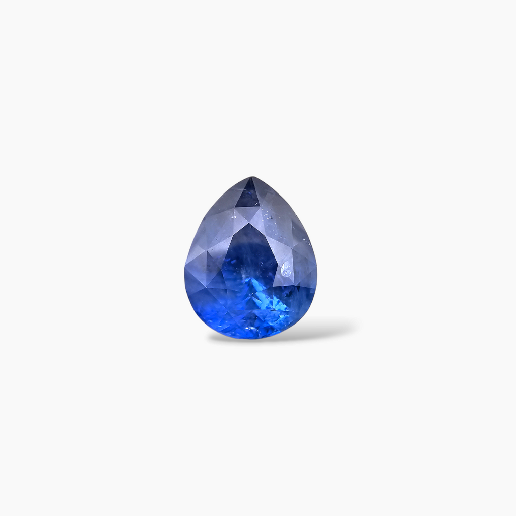 Natural Blue Sapphire Stone 4.05 Carats Pear Cut