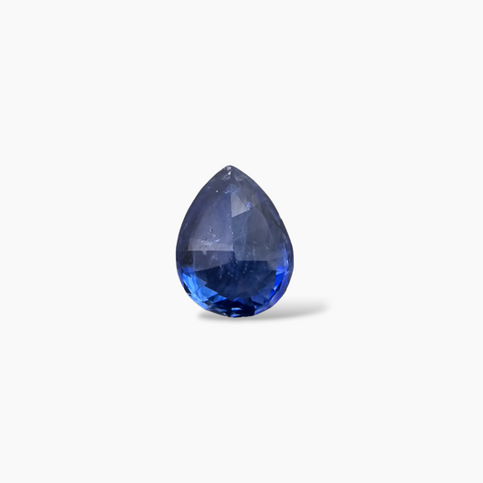 Natural Blue Sapphire Stone 4.05 Carats Pear Cut
