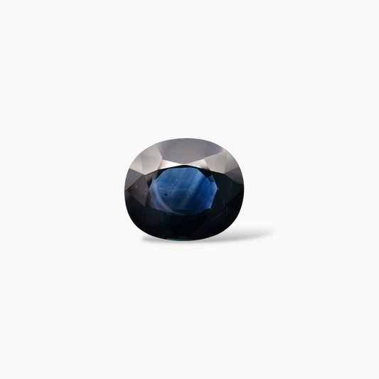 Natural Blue Sapphire Stone 7.56 Carats Oval Shape
