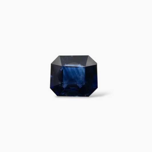 Natural Blue Sapphire Stone 2.04 Carats Emerald Cut