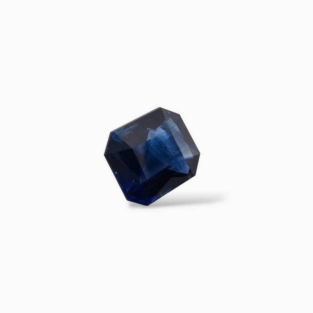 Natural Blue Sapphire Stone 2.04 Carats Emerald Cut