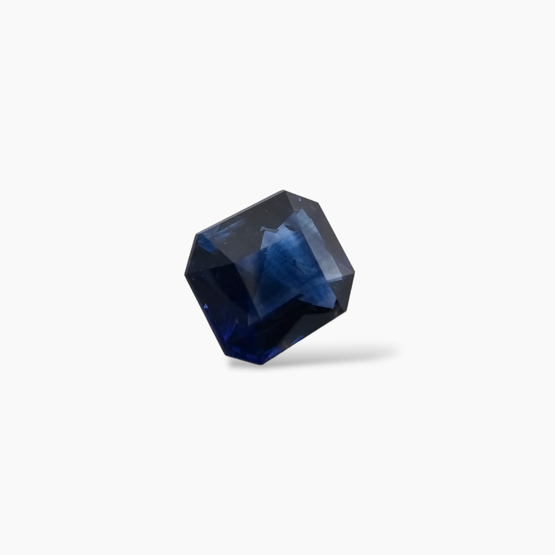 Natural Blue Sapphire Stone 2.04 Carats Emerald Cut