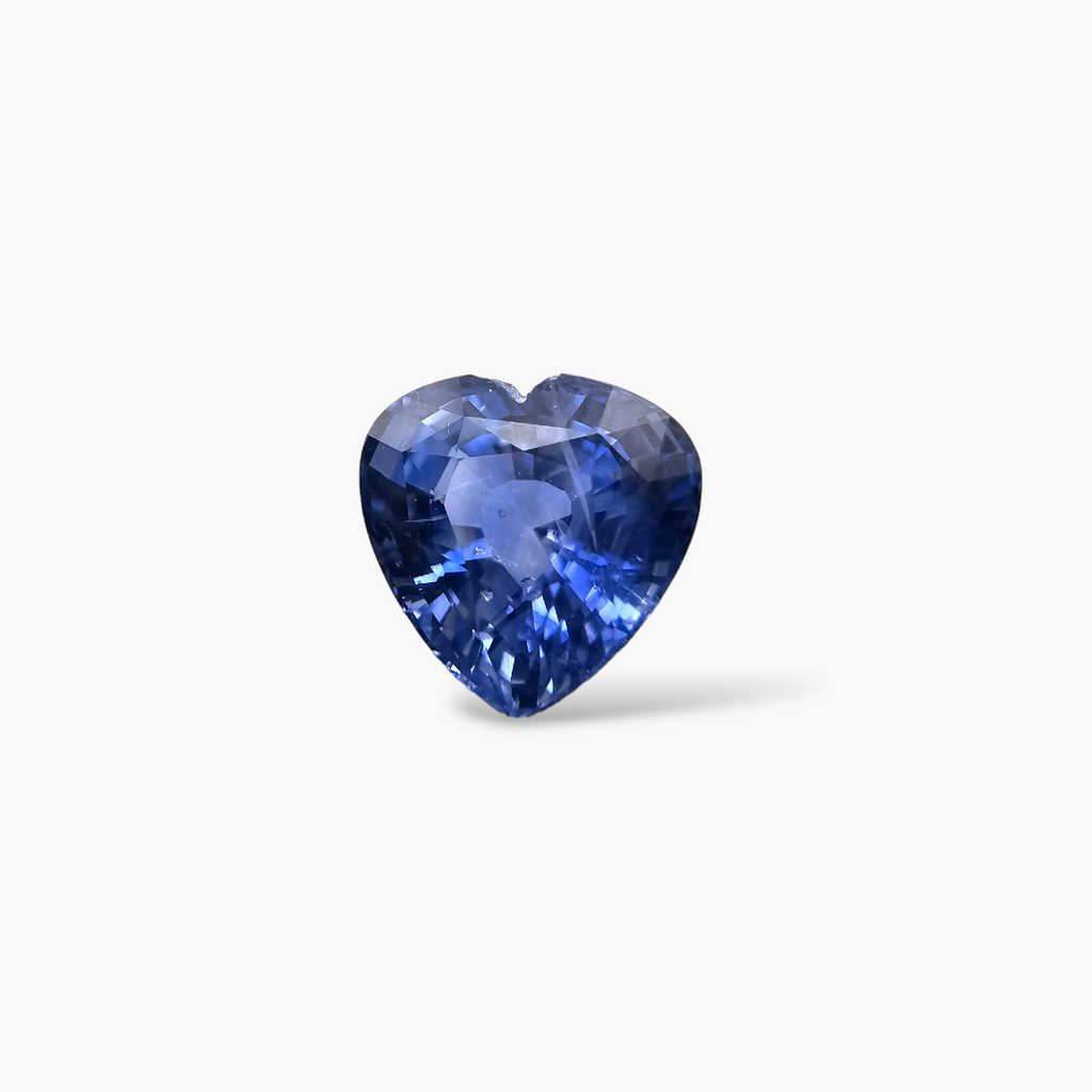 Natural Blue Sapphire Stone 2.51 Carats Heart Cut