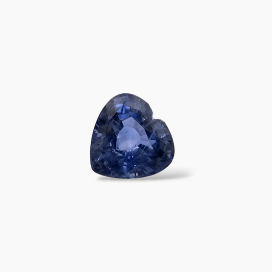 Natural Blue Sapphire Stone 2.51 Carats Heart Cut