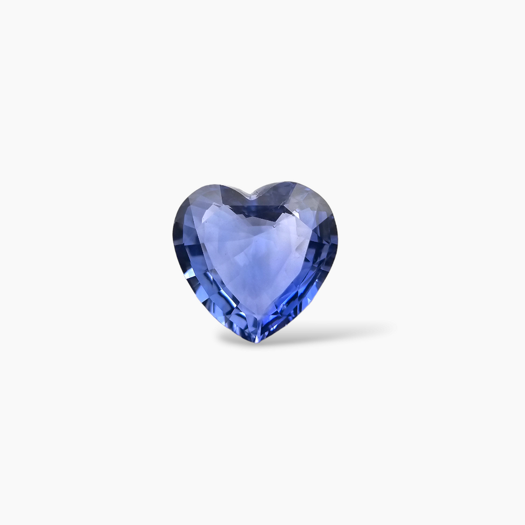Natural Blue Sapphire Stone 2.53 Carats Heart Shape