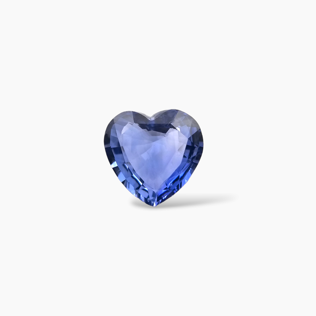 Natural Blue Sapphire Stone 2.53 Carats Heart Shape