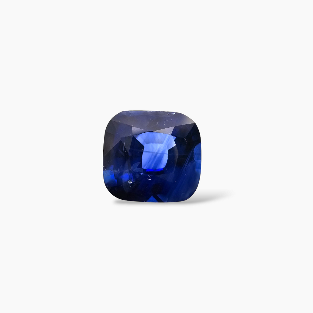 Natural Blue Sapphire Stone 4.02 Carats Cushion Shape