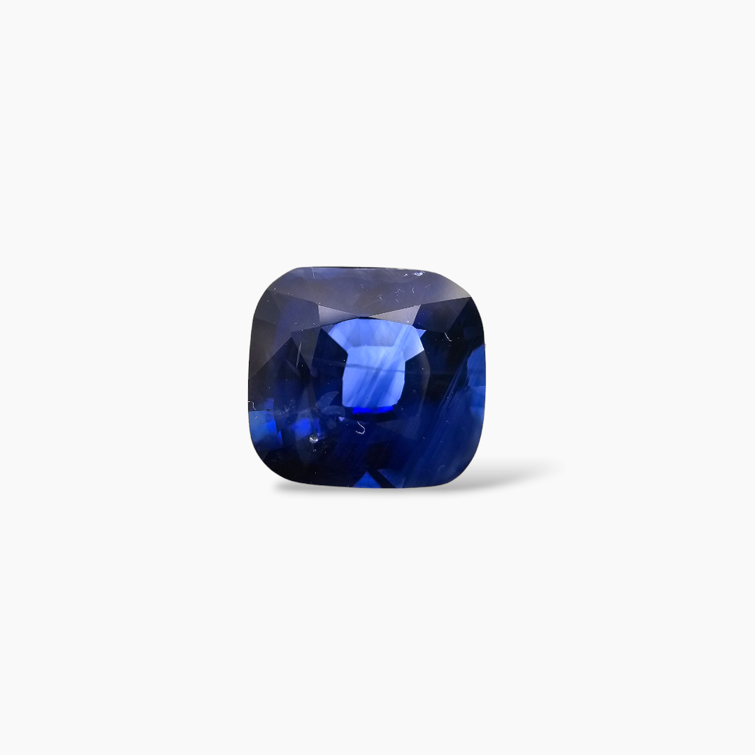 Natural Blue Sapphire Stone 4.02 Carats Cushion Shape