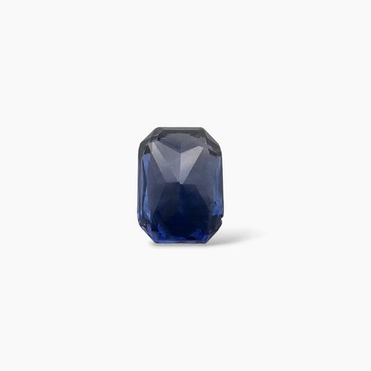 Natural Blue Sapphire Stone 3.04 Carats Emerald Cut