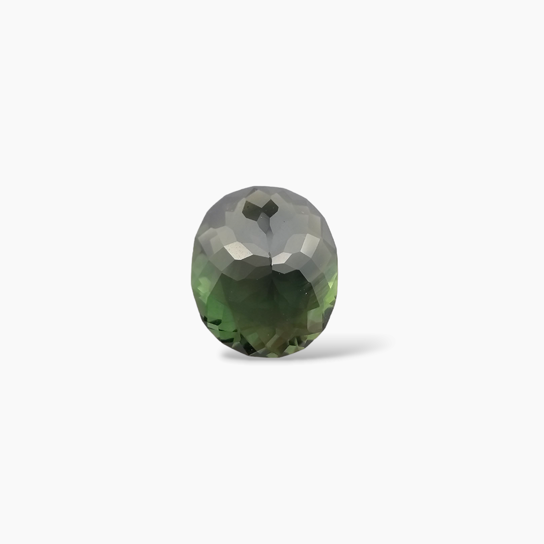 Natural Green Sapphire Stone 3.46 Carats Oval Shape