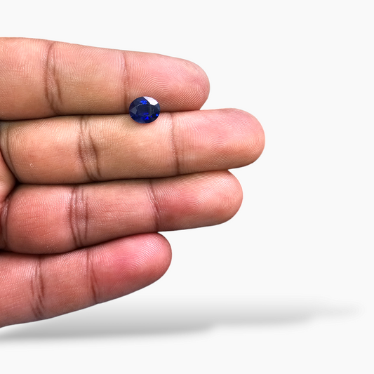 Natural Blue Sapphire Stone 2.02 Carats Oval
