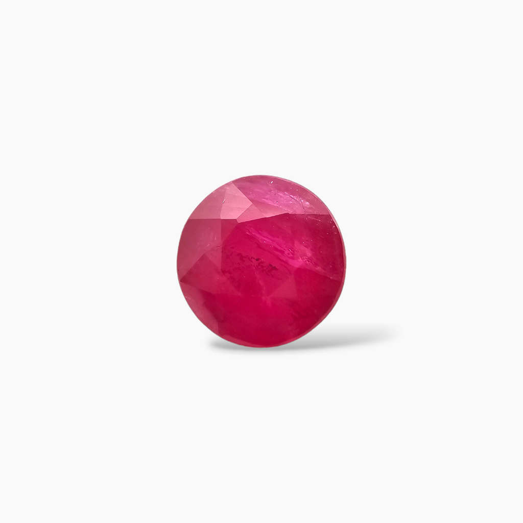 Natural Mozambique Ruby Manik Stone 1.78 Carats Round Shape