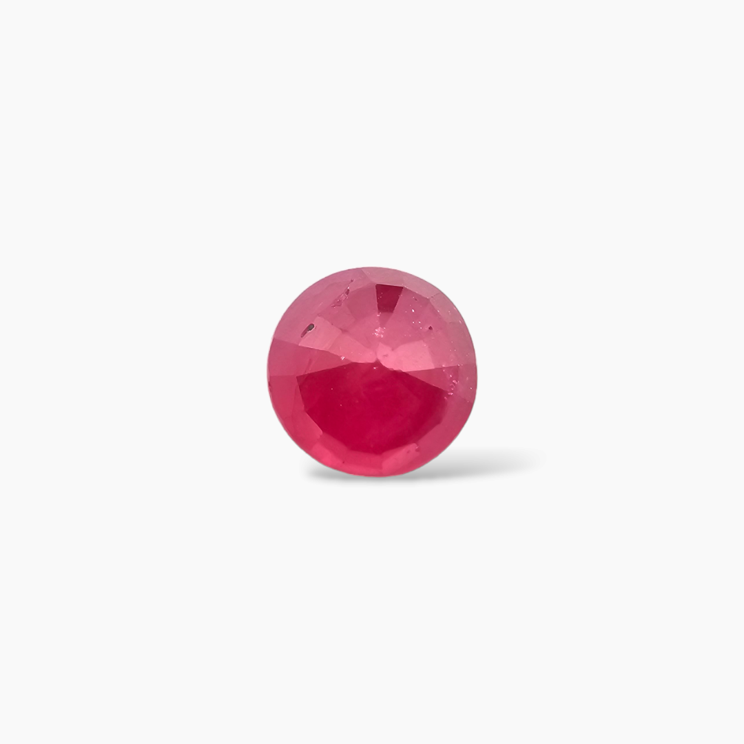 Natural Mozambique Ruby Manik Stone 1.78 Carats Round Shape