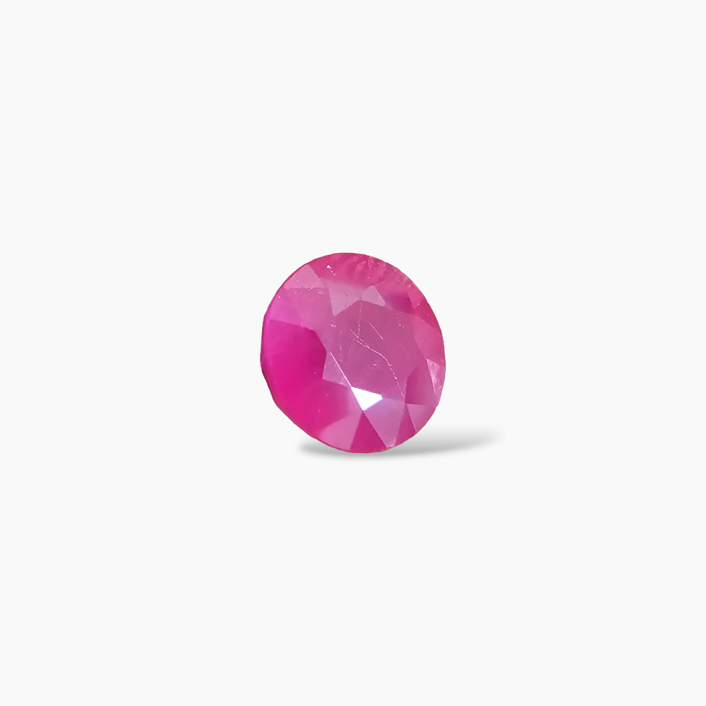 Natural Mozambique Ruby Manik Stone 0.96 Carats Round Shape