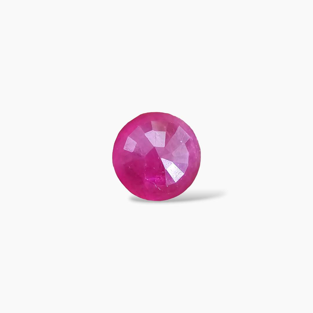 Natural Mozambique Ruby Manik Stone 1.45 Carats Round Shape