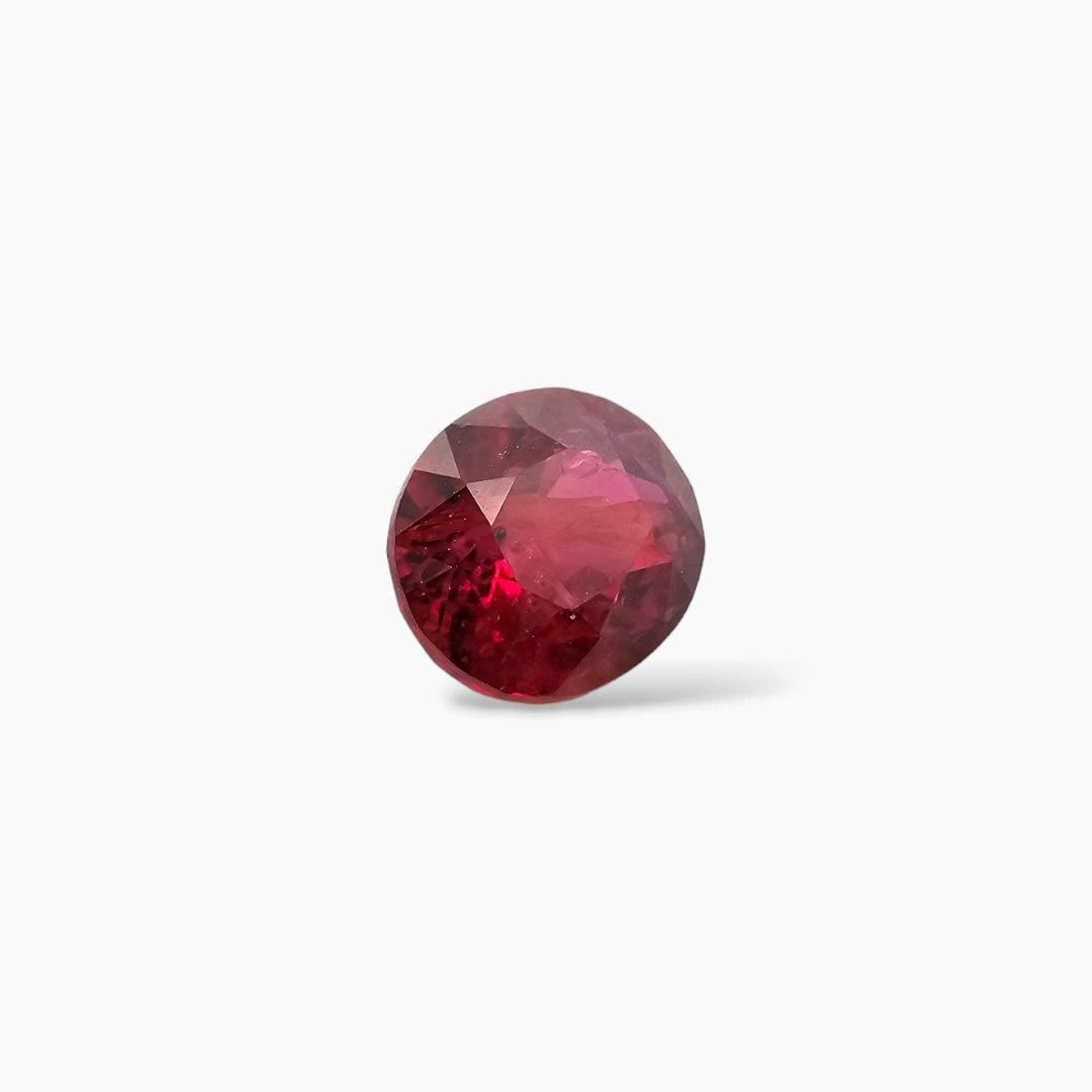 Natural Mozambique Ruby Manik Stone 1.18 Carats Oval Cut