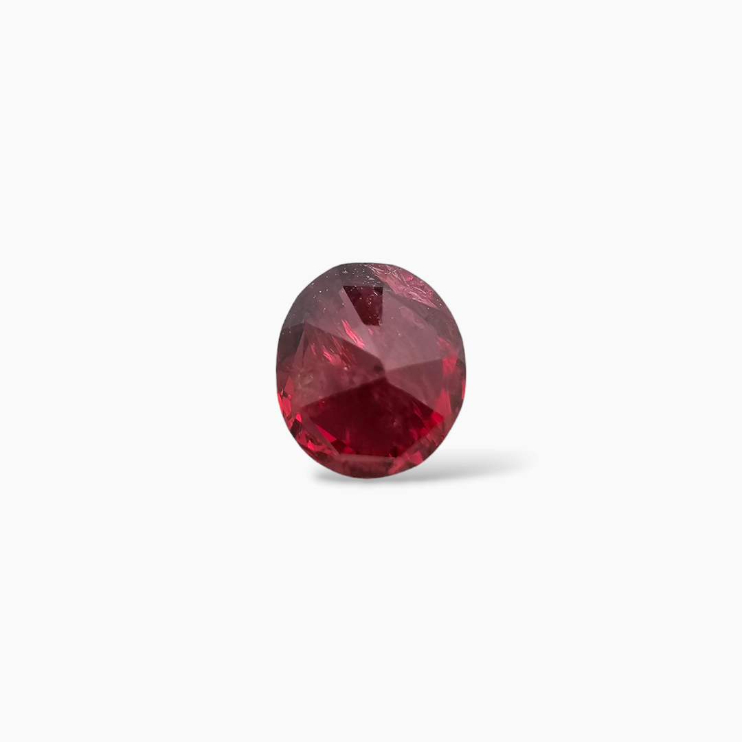 Natural Mozambique Ruby Manik Stone 1.18 Carats Oval Cut