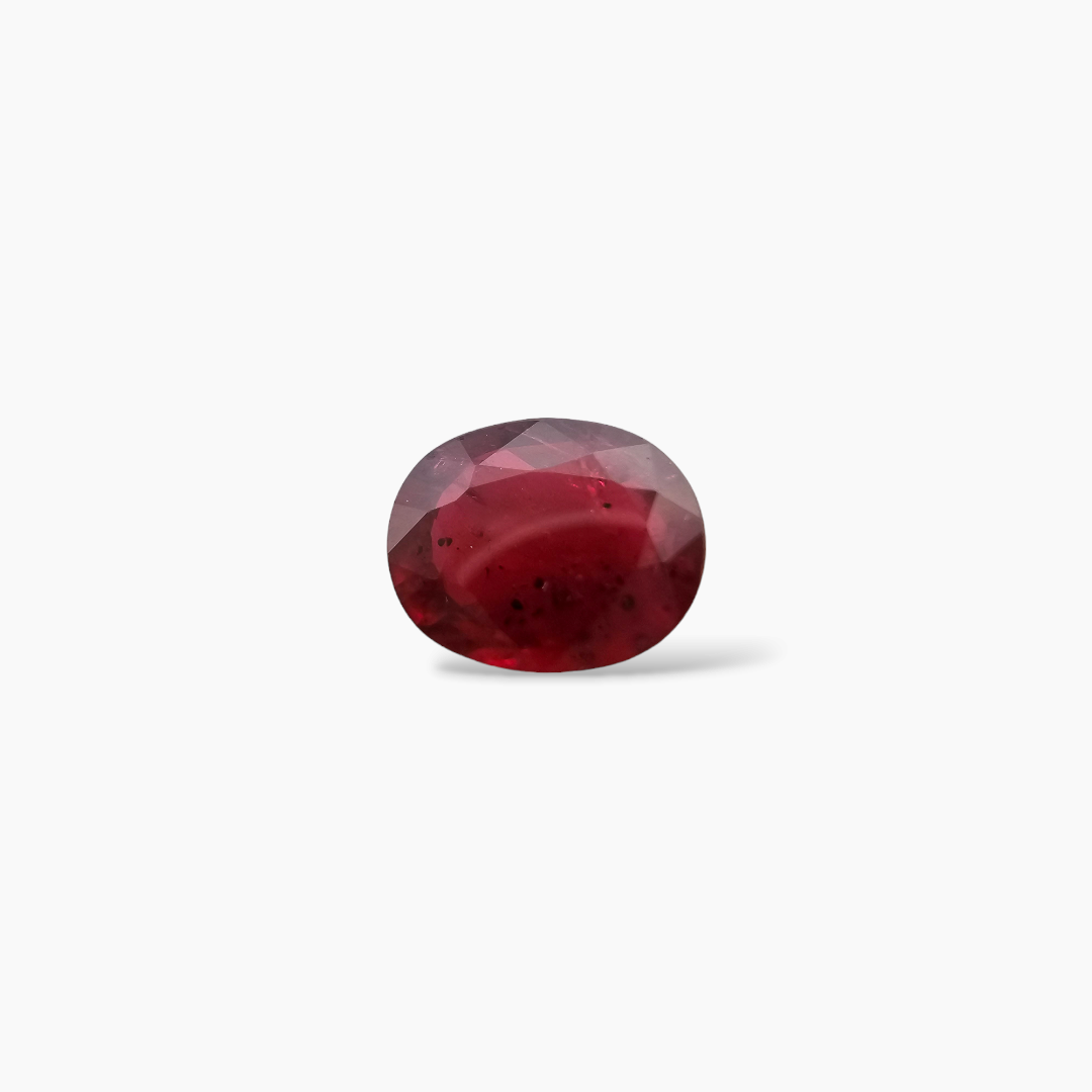 Natural Mozambique Ruby Manik Stone 1.09 Carats Oval Cut