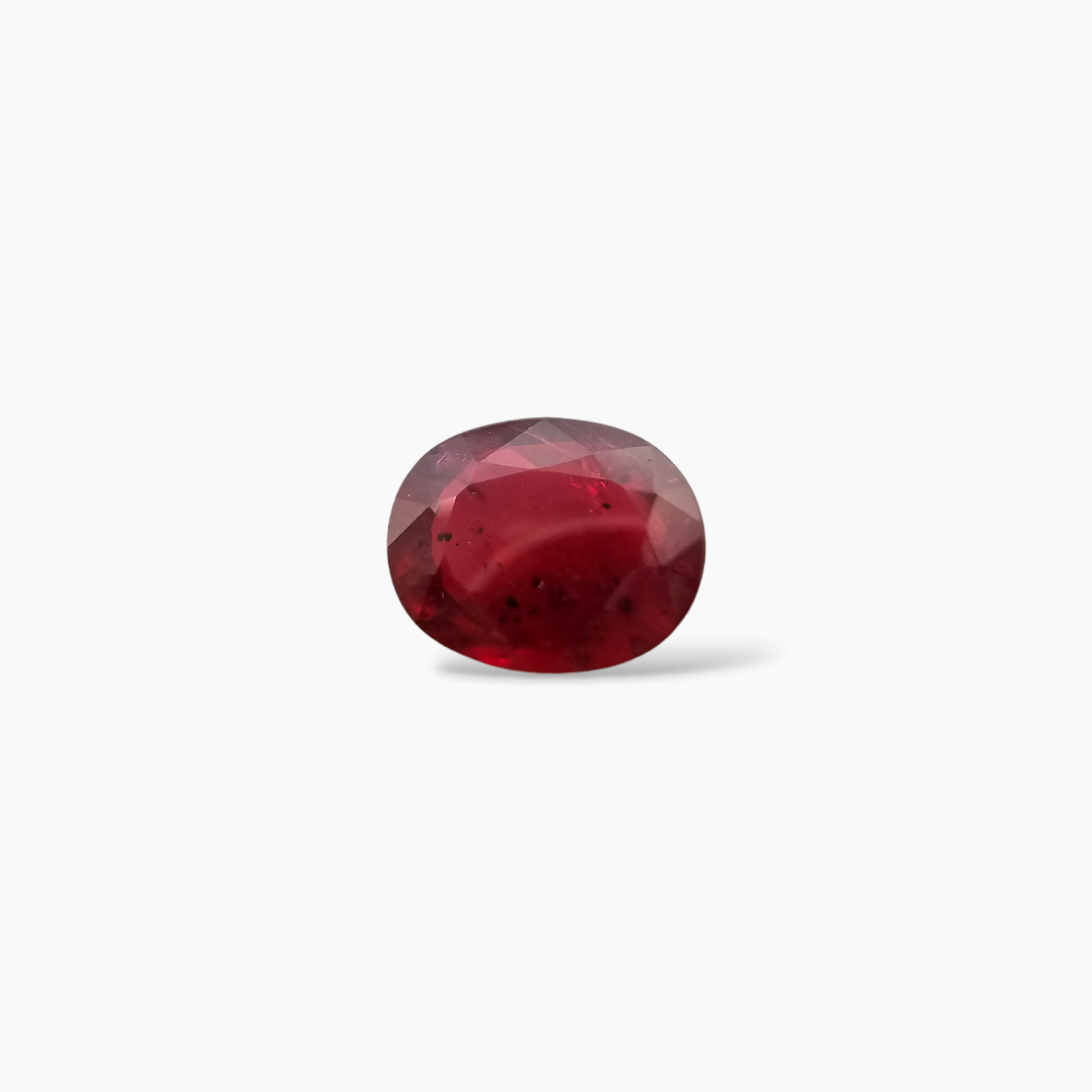 Natural Mozambique Ruby Manik Stone 1.09 Carats Oval Cut