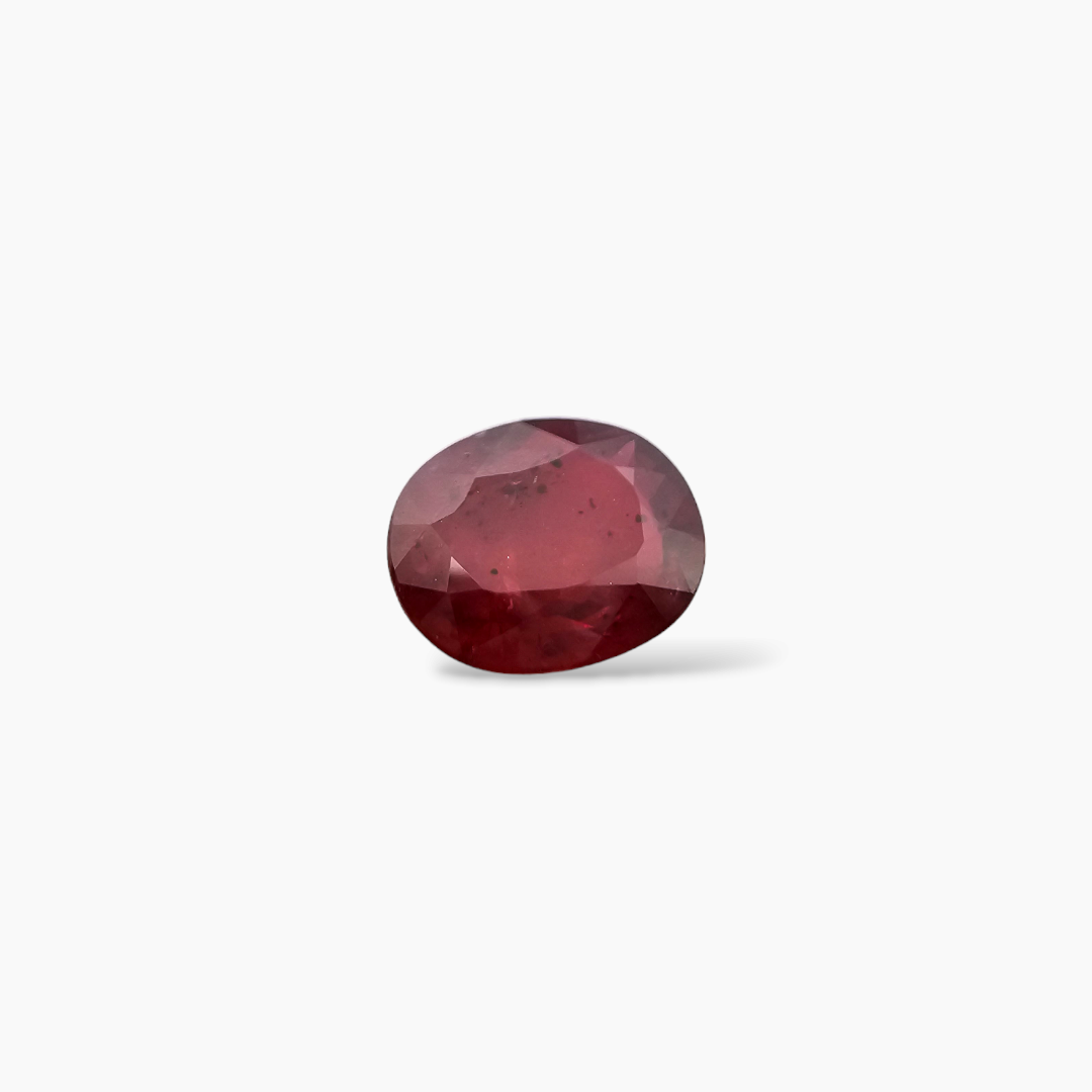 Natural Mozambique Ruby Manik Stone 1.09 Carats Oval Cut