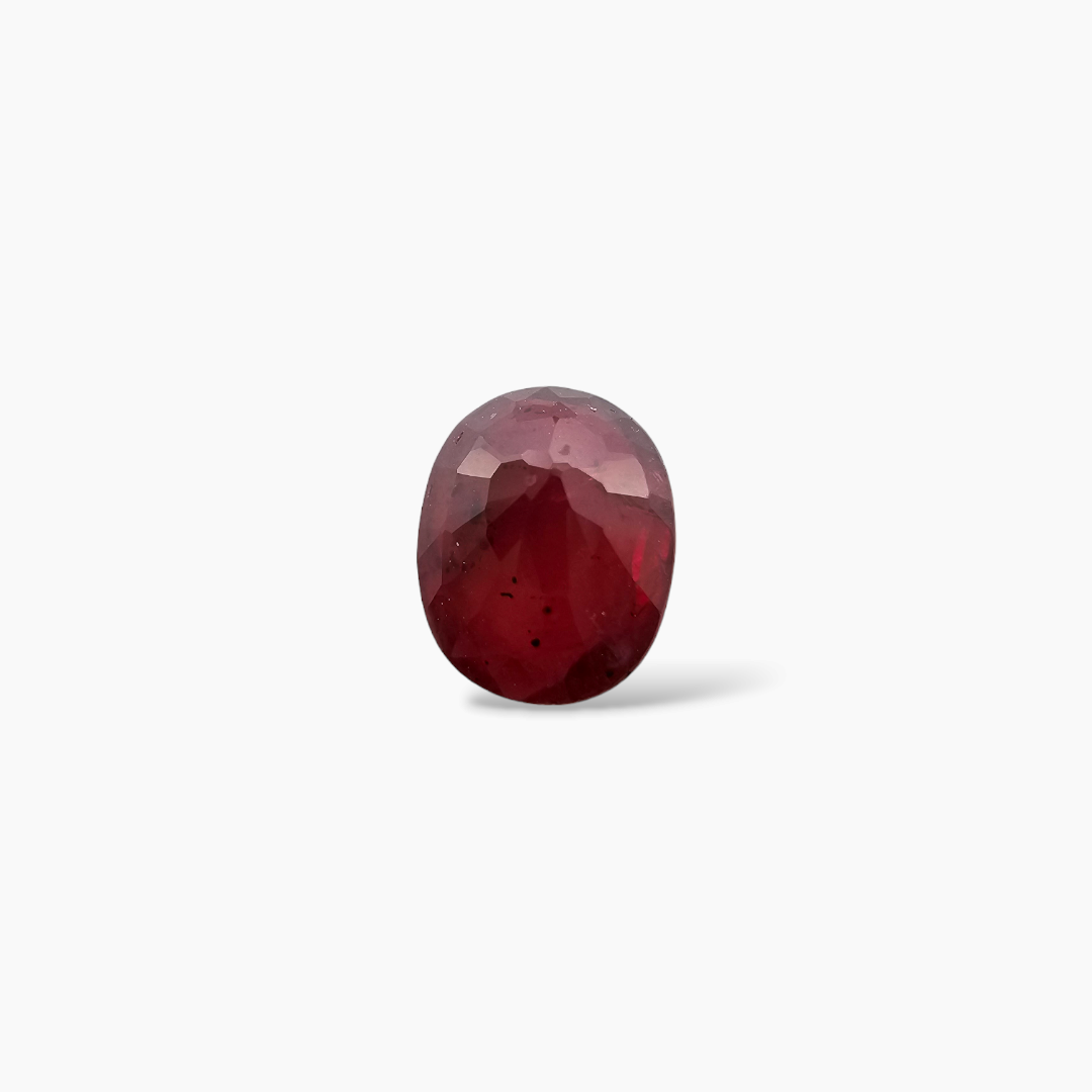 Natural Mozambique Ruby Manik Stone 1.09 Carats Oval Cut