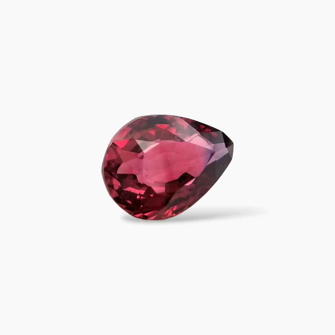 loose Natural Mozambique Ruby Manik Stone 1.69 Carats Pear Shape