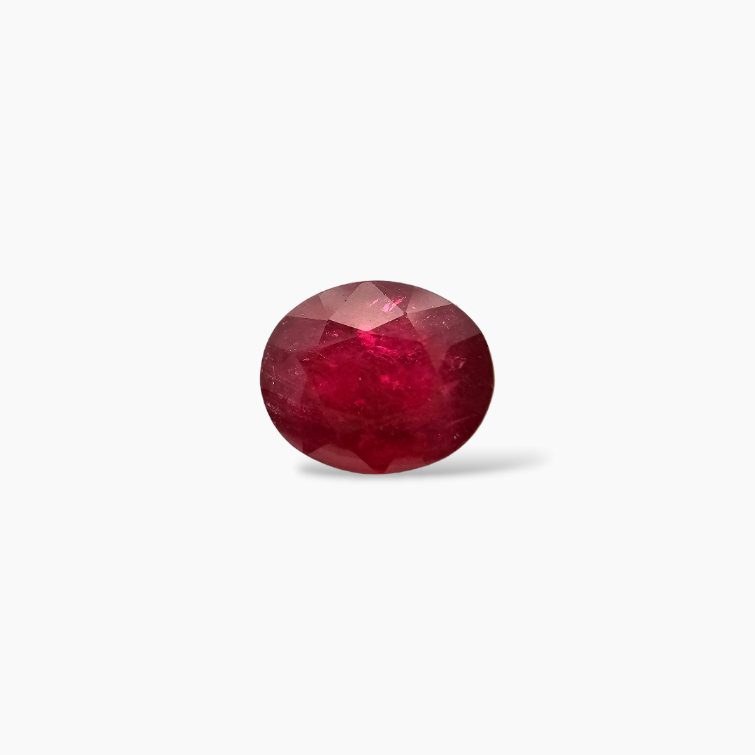 buy Natural Mozambique Ruby Manik Stone 2.19 Carats Oval Shape 