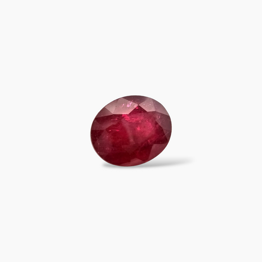 Natural Mozambique Ruby Manik Stone 2.19 Carats Oval Shape 
