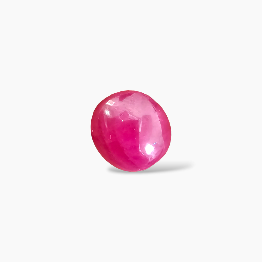 Natural Mozambique Ruby Manik Stone 3.20 Carats Oval Cabochon Shape