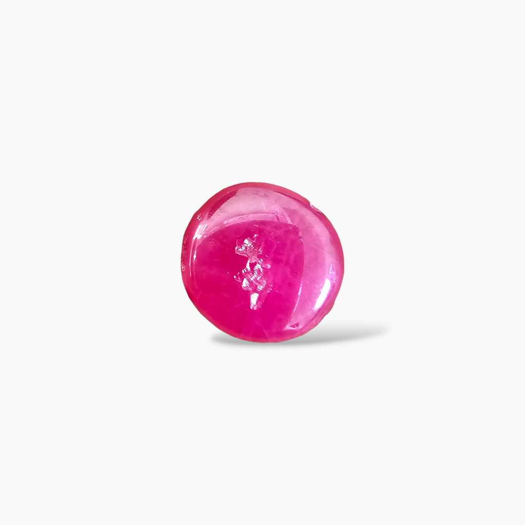 Natural Mozambique Ruby Manik Stone 3.20 Carats Oval Cabochon Shape
