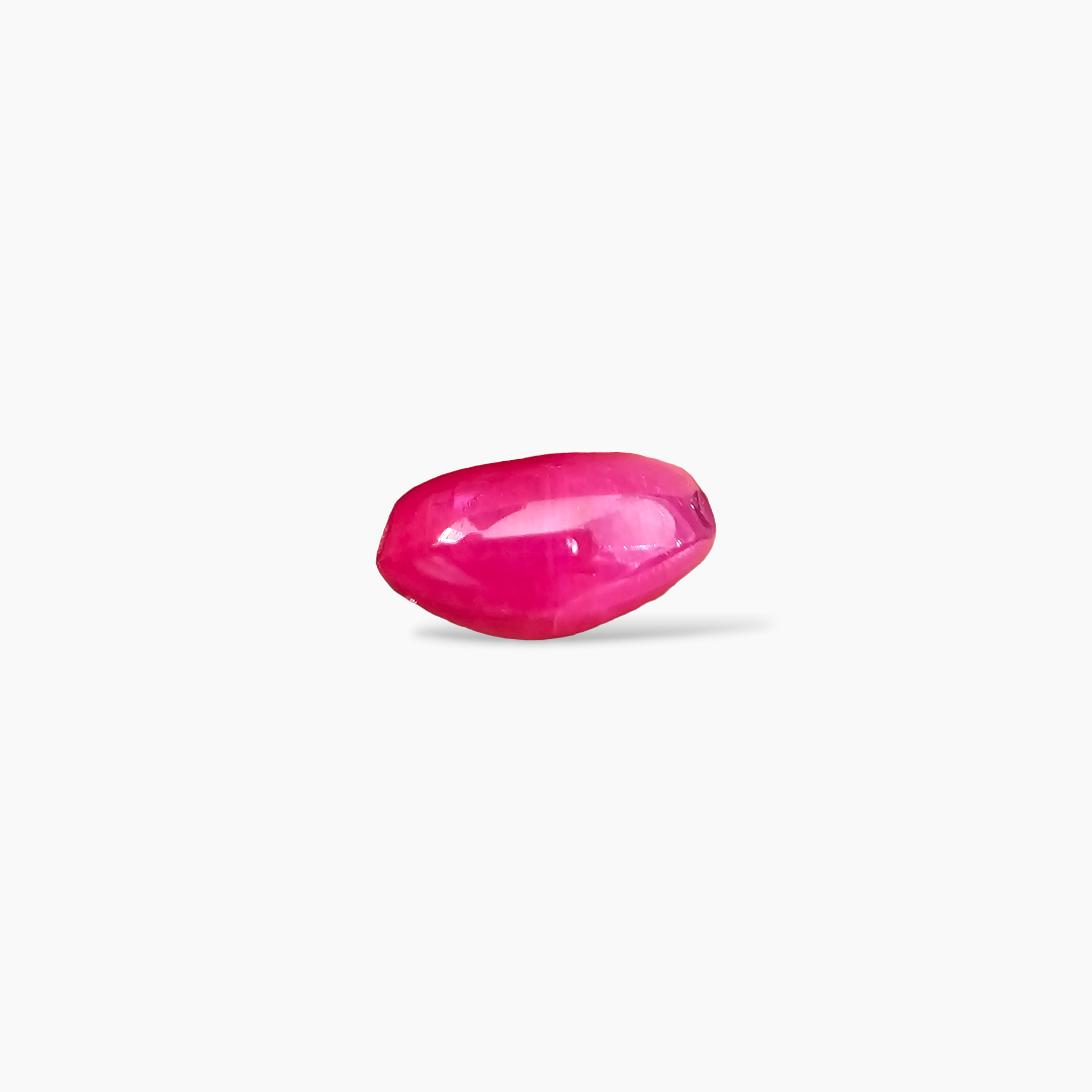 Natural Mozambique Ruby Manik Stone 3.20 Carats Oval Cabochon Shape